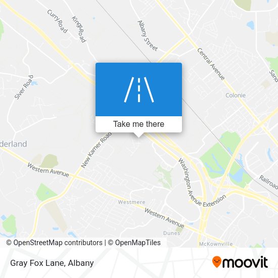 Gray Fox Lane map