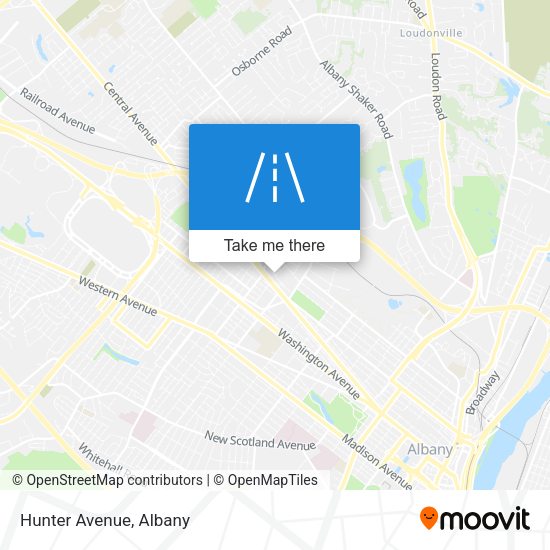 Mapa de Hunter Avenue