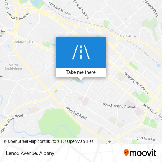 Mapa de Lenox Avenue