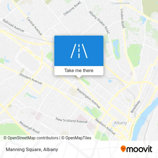 Manning Square map