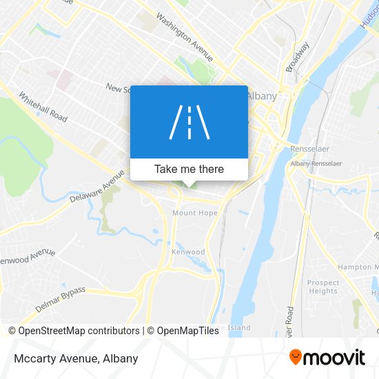 Mapa de Mccarty Avenue
