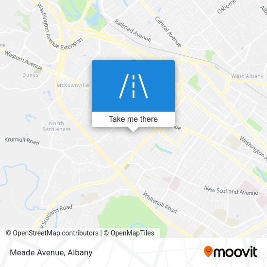 Mapa de Meade Avenue