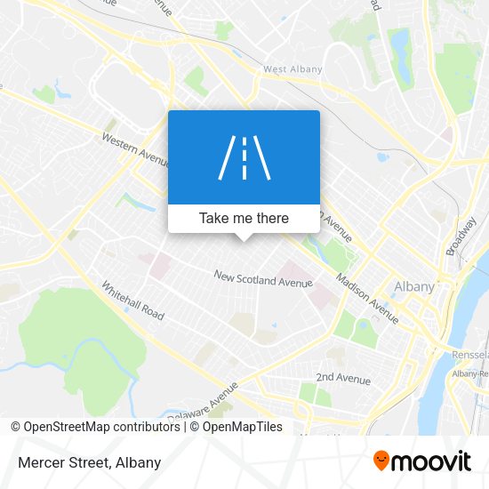 Mapa de Mercer Street