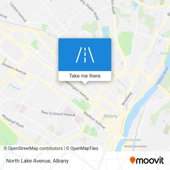 Mapa de North Lake Avenue