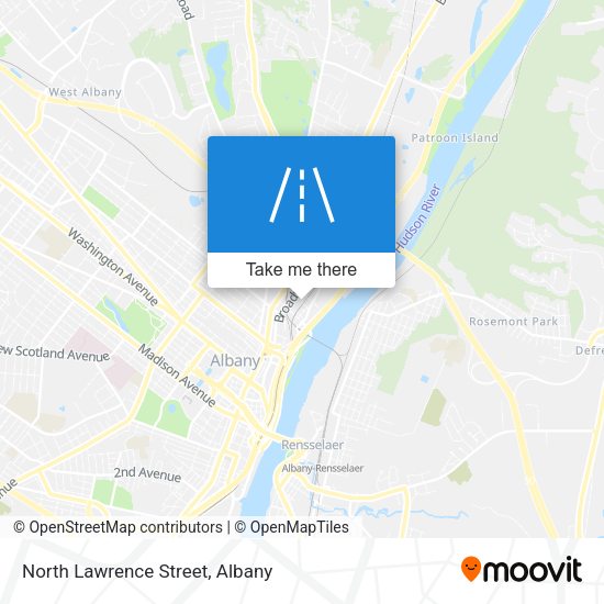 Mapa de North Lawrence Street