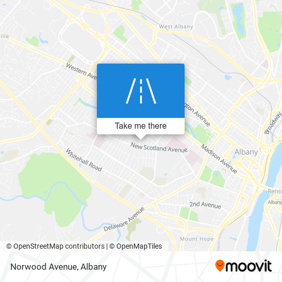 Mapa de Norwood Avenue