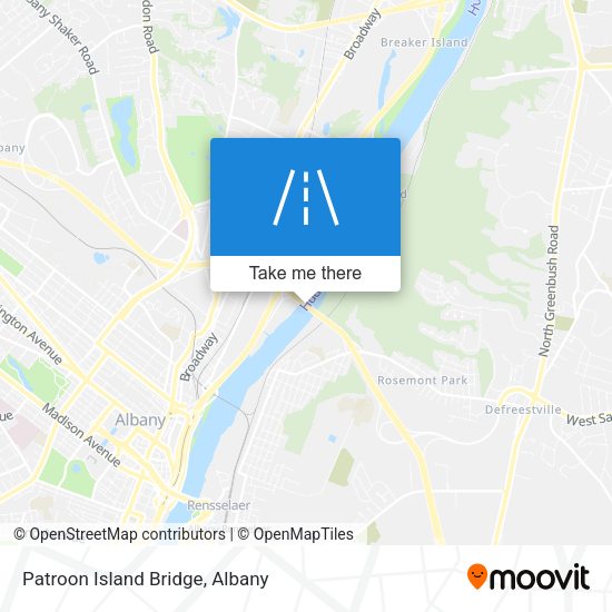Mapa de Patroon Island Bridge