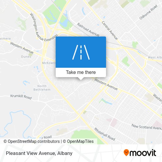 Pleasant View Avenue map