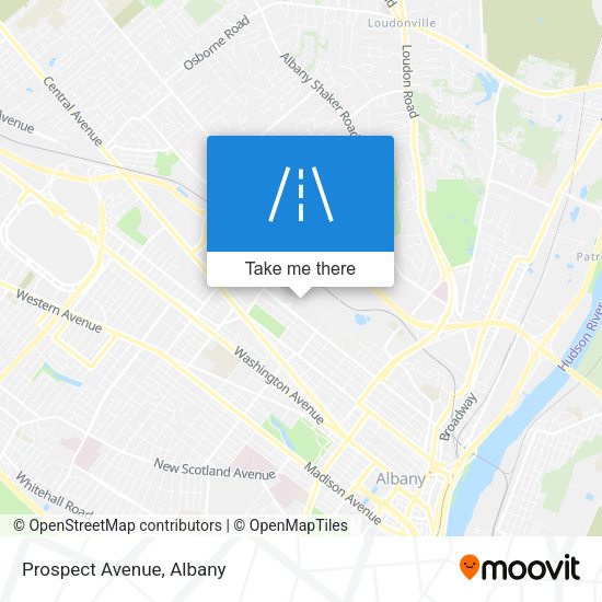 Prospect Avenue map