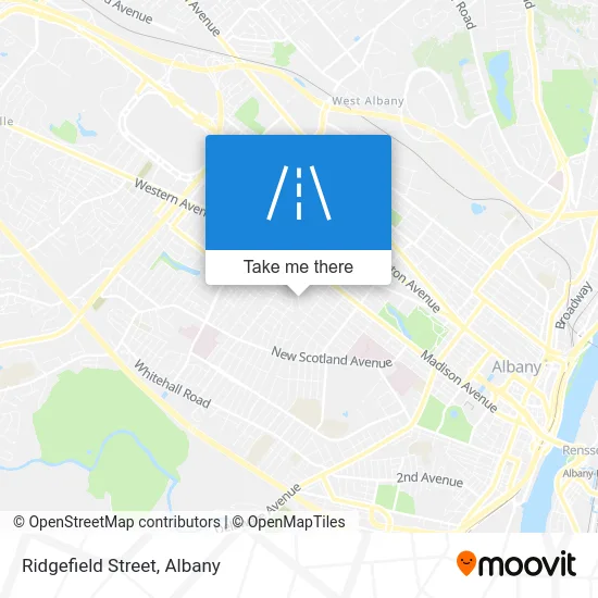 Ridgefield Street map