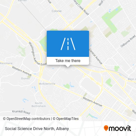 Mapa de Social Science Drive North