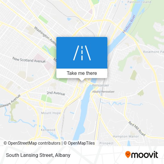 South Lansing Street map