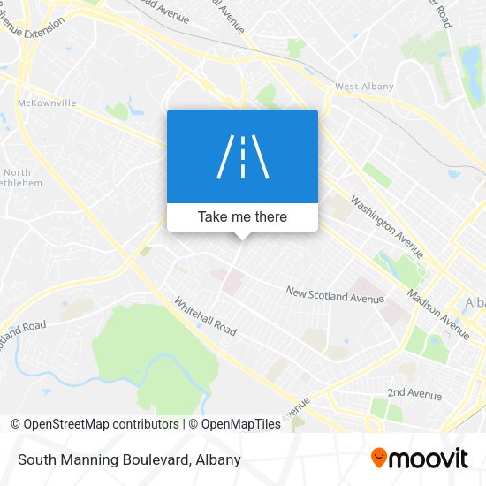 Mapa de South Manning Boulevard