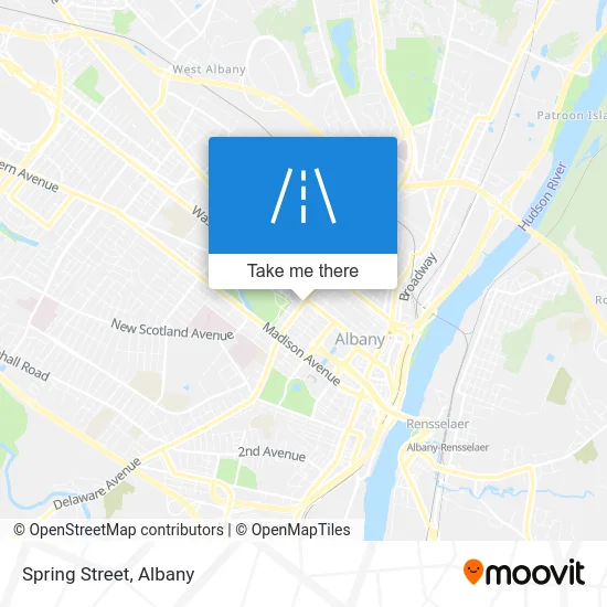 Spring Street map