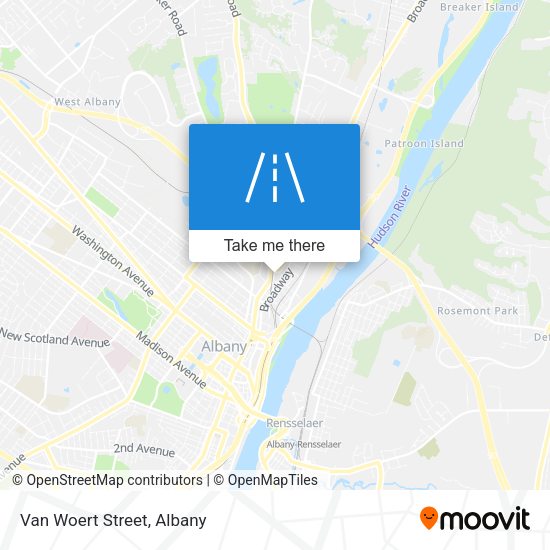 Mapa de Van Woert Street