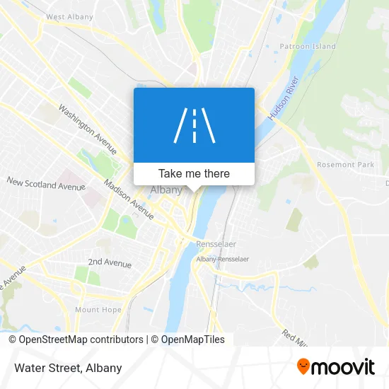 Water Street map
