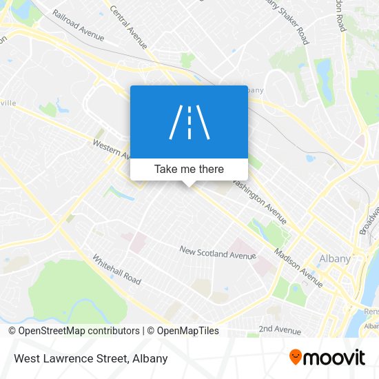 West Lawrence Street map