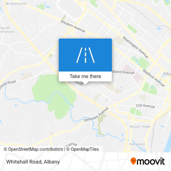 Mapa de Whitehall Road