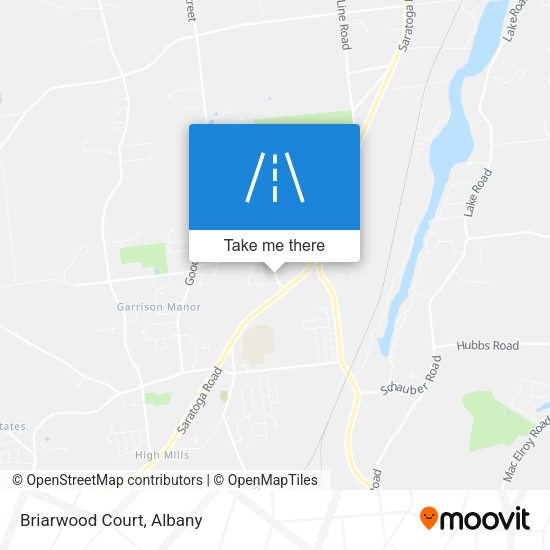 Mapa de Briarwood Court