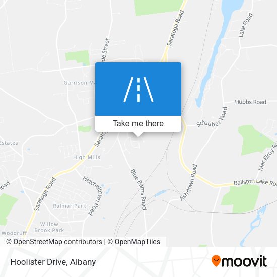 Mapa de Hoolister Drive