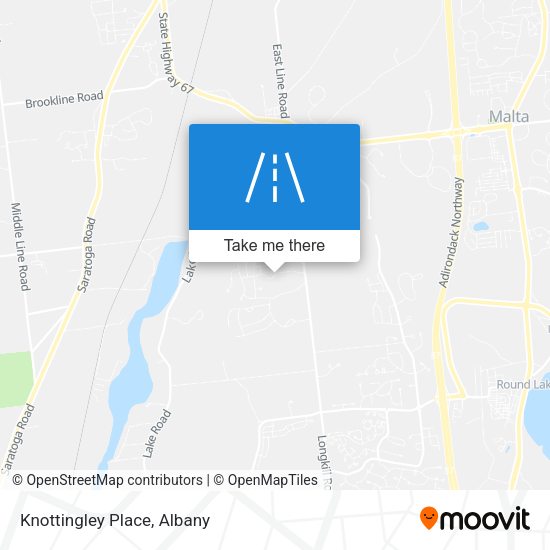 Mapa de Knottingley Place