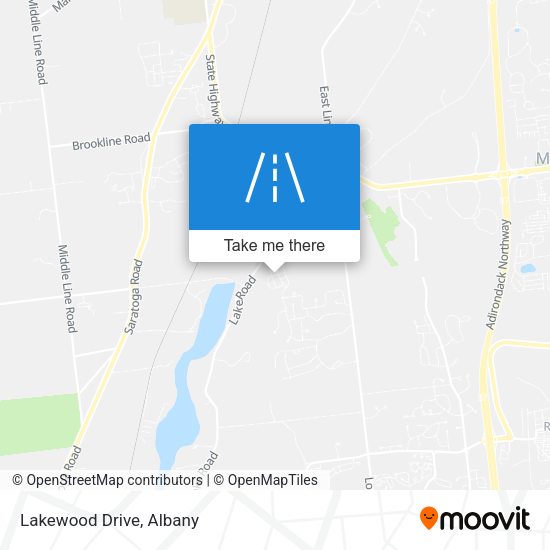 Lakewood Drive map