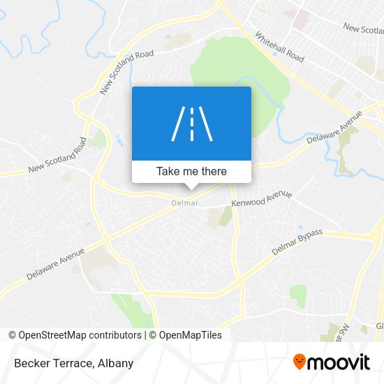 Mapa de Becker Terrace