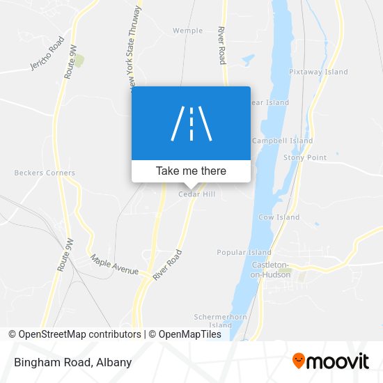 Mapa de Bingham Road