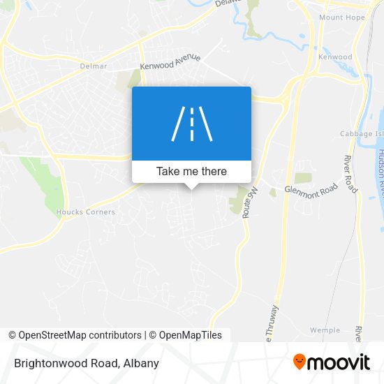 Mapa de Brightonwood Road
