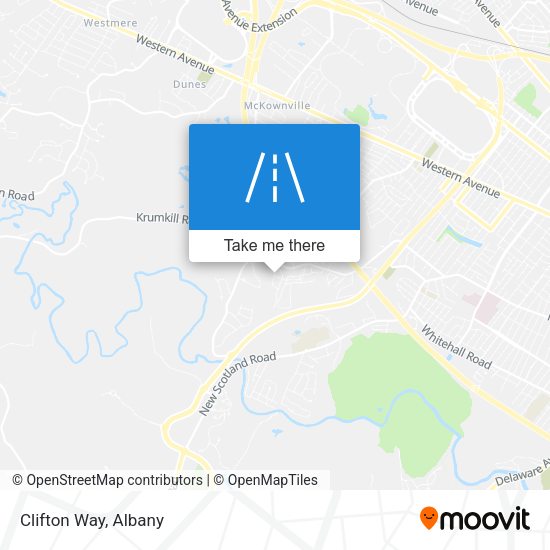 Mapa de Clifton Way
