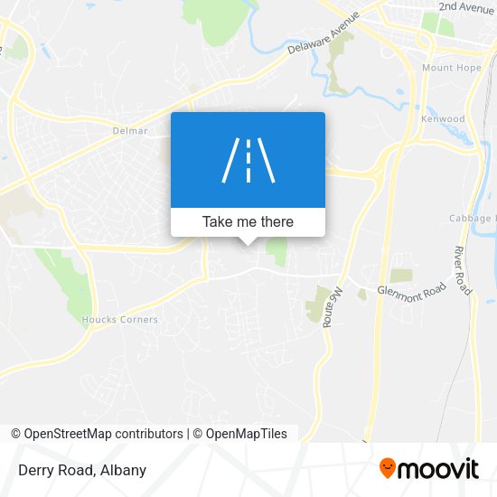 Mapa de Derry Road