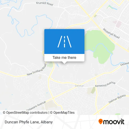 Duncan Phyfe Lane map