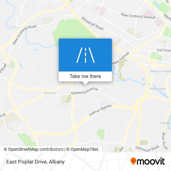 Mapa de East Poplar Drive