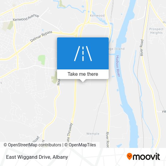 Mapa de East Wiggand Drive
