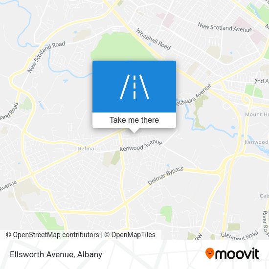 Mapa de Ellsworth Avenue
