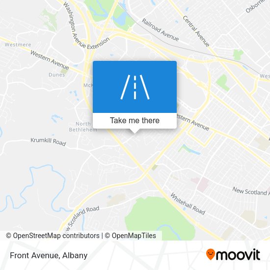 Mapa de Front Avenue
