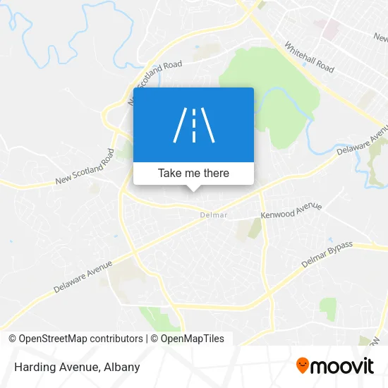 Harding Avenue map