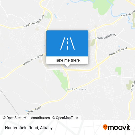 Mapa de Huntersfield Road