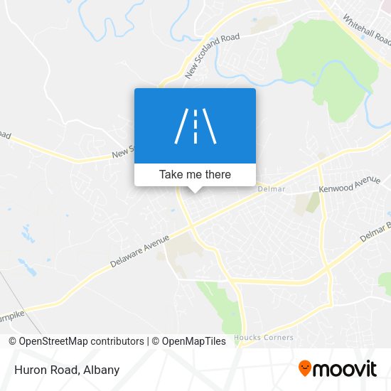 Mapa de Huron Road