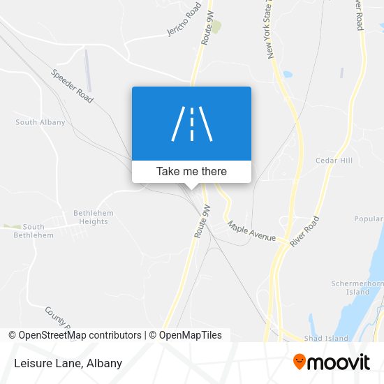 Mapa de Leisure Lane