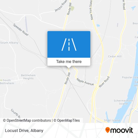 Mapa de Locust Drive