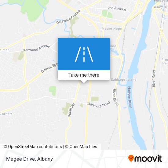 Magee Drive map