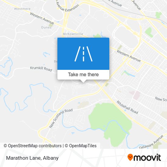 Mapa de Marathon Lane