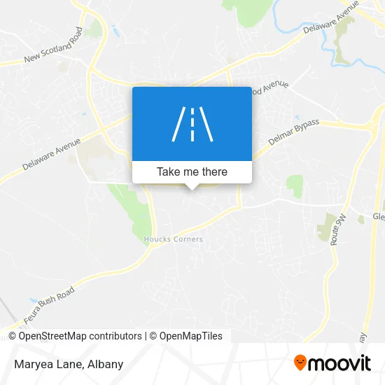 Mapa de Maryea Lane