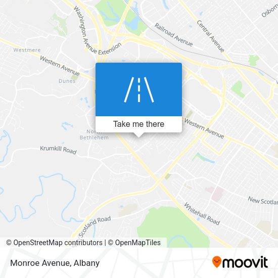 Mapa de Monroe Avenue