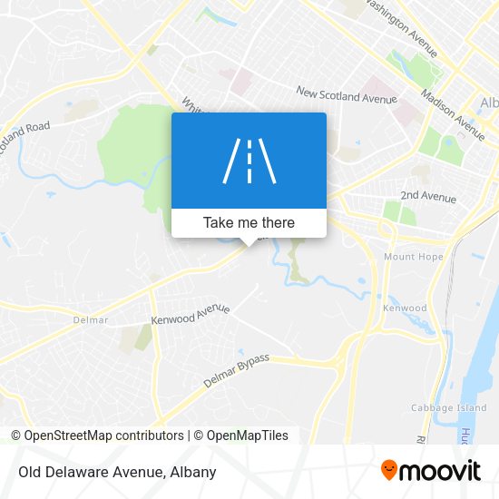 Mapa de Old Delaware Avenue