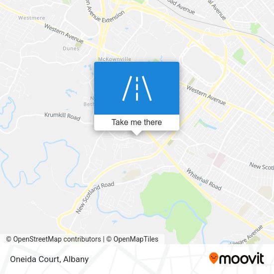 Mapa de Oneida Court