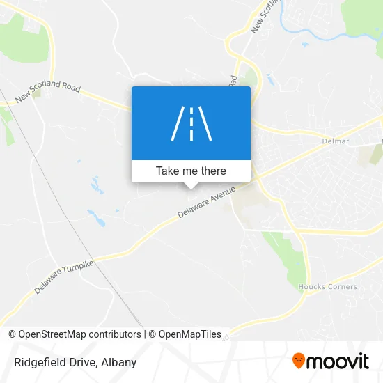 Ridgefield Drive map