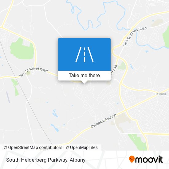 South Helderberg Parkway map