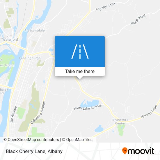 Mapa de Black Cherry Lane